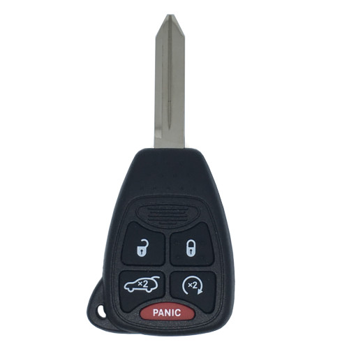 Chrysler Dodge Jeep Remote Head Key 5 Button L,U,P,T,RS