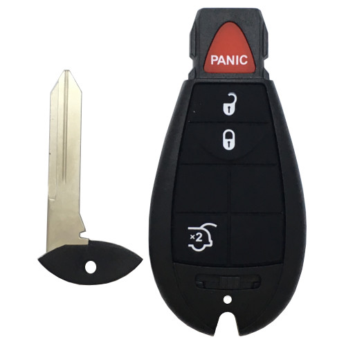 Chrysler Jeep Fobik 4 Button L,U,P,RG with ER Blade