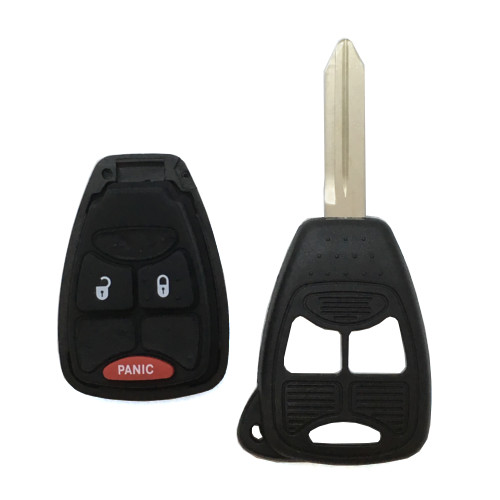 Chrysler Dodge Jeep (Small Button) Remote Head Key Shell 3 Button