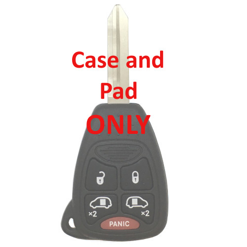 Chrysler, Dodge Remote Head Key Shell 5 Button L,U,P,SD,SD