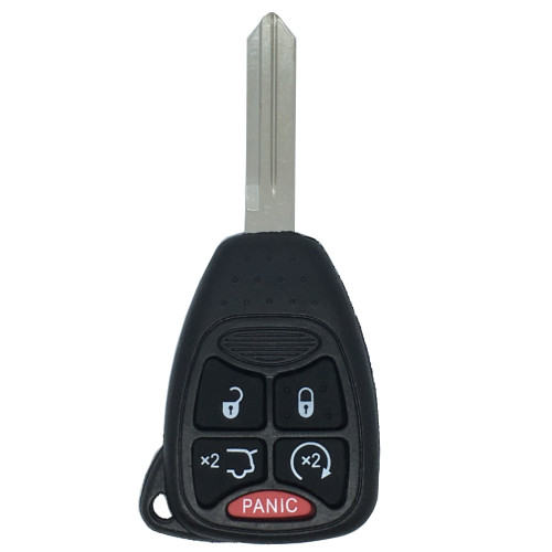 Dodge Remote Head Key 5 Button L,U,P,H,RS