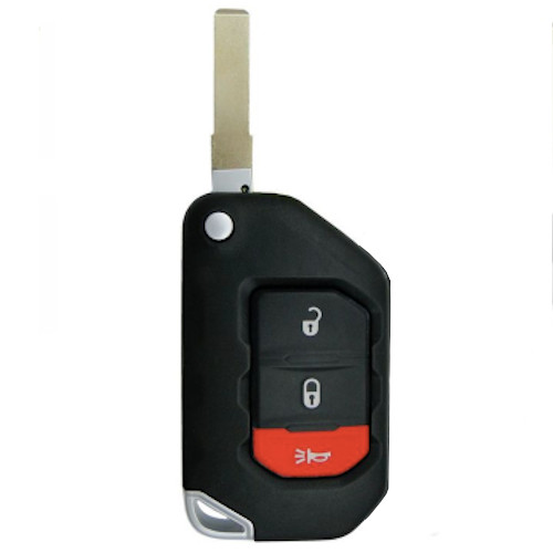 Jeep Wrangler JL Proximity Flip Key 3 Button L,U,P
