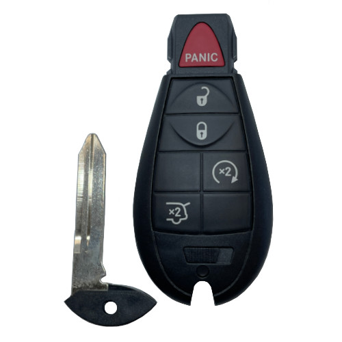Jeep Commander, Grand Cherokee Fobik Remote 5 Button L,U,RS,H,P