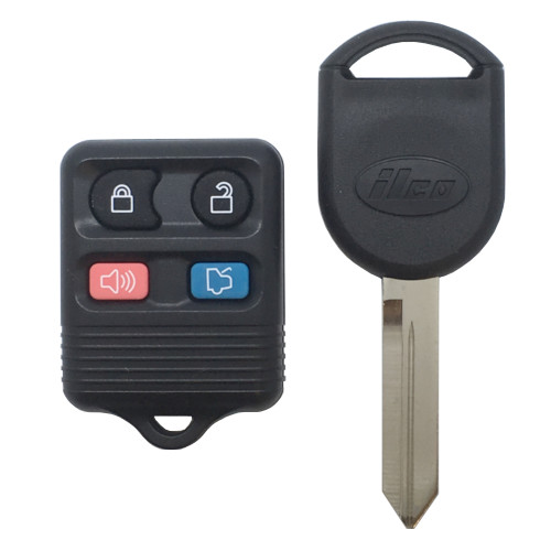 Ford Transponder Key WITH Remote FOB 4 Button L,U,T,P