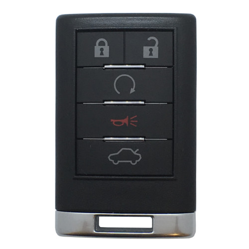 Cadillac CTS / DTS Remote FOB 5 Button L,U,RS,P,T