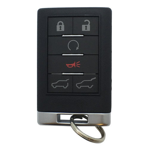Cadillac Remote FOB 6 Button, (Driver 1) L,U,P,RS,H,G