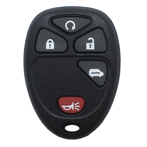 Buick, Chevrolet, Pontiac Remote FOB 5 Button L,U,P,SD,RS