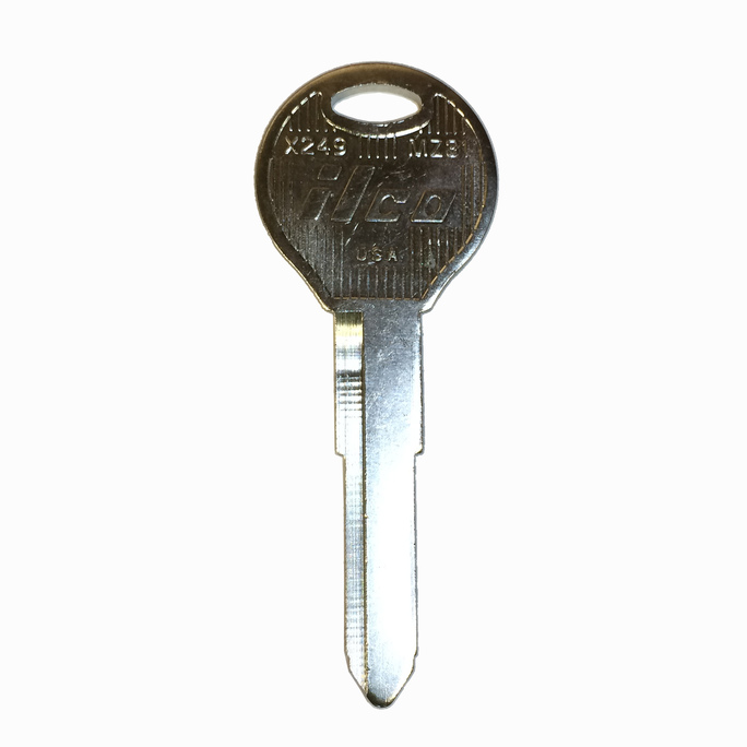 Mazda Brass Key (pkg of 5 keys) NO TRANSPONDER