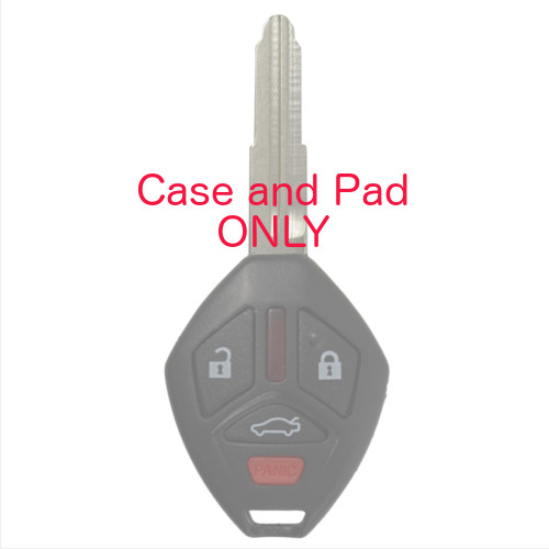 Mitsubishi Remote Head Key Shell 4 Button L,U,T,P