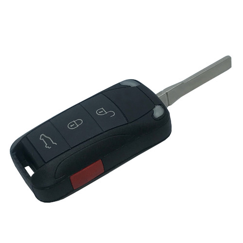 Porsche Cayenne Flip Key Remote 4 Button L,U,H,P   (Non-prox)