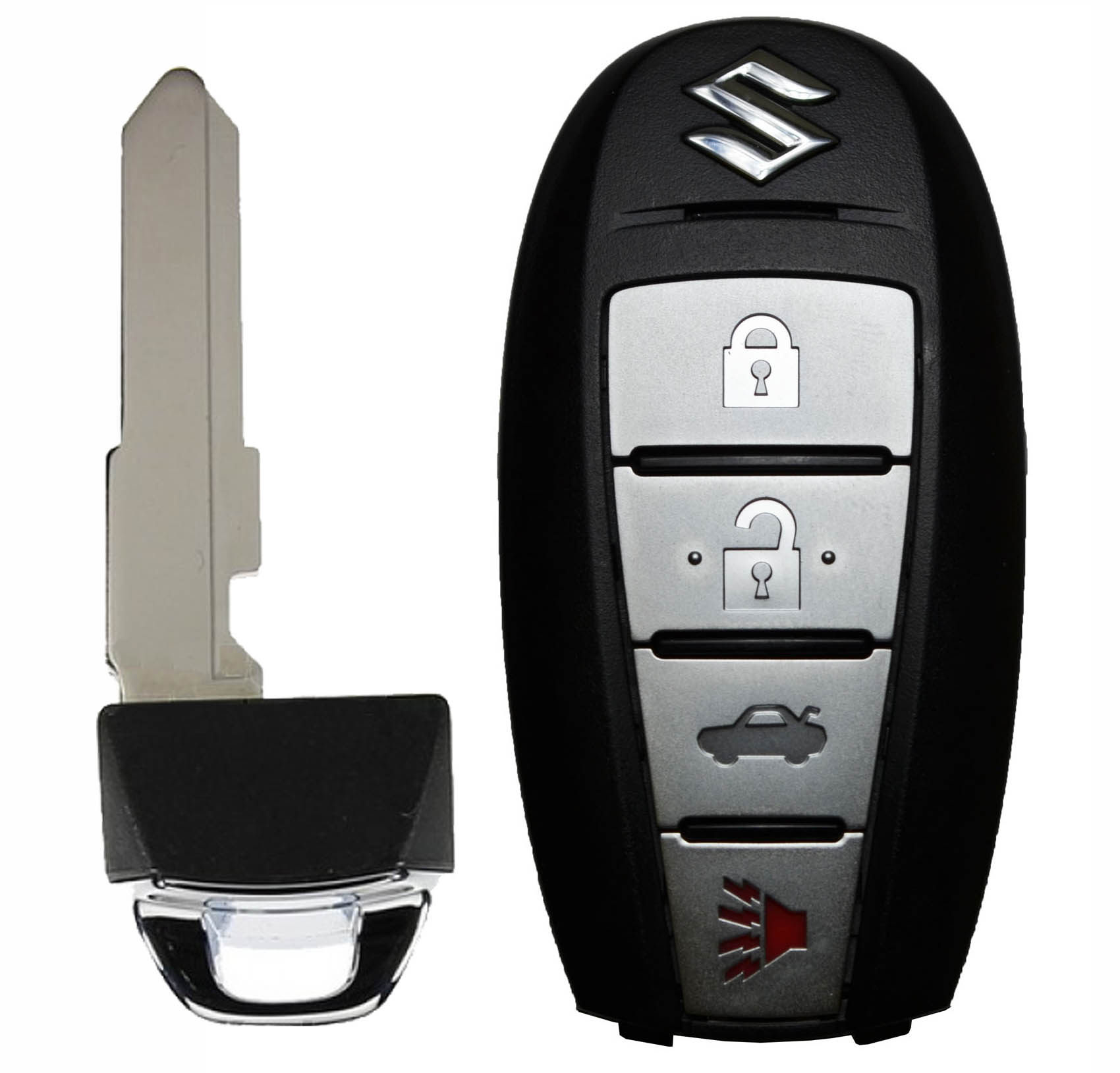 Suzuki PROX Smart Key 4 Button L,U,T,P with Emergency Blade
