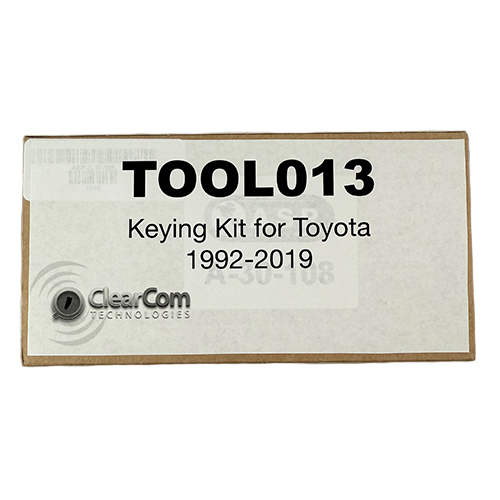 Keying Kit for Toyota, 1992-2019, A-30-108