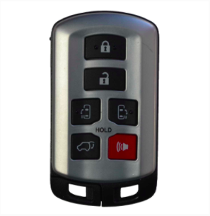 Toyota Sienna Proximity Remote 6 Button L,U,SD,SD,H,P with Emerg Blade