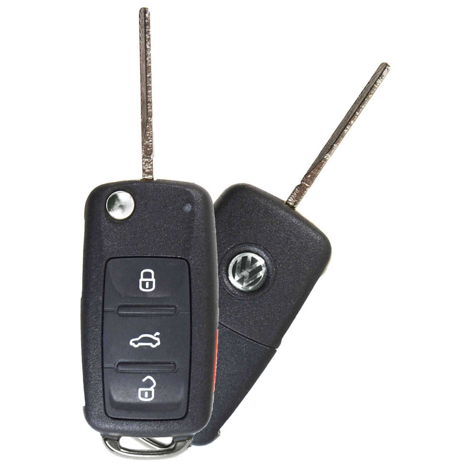 VW Flip Remote 4 Button L,U,T,P