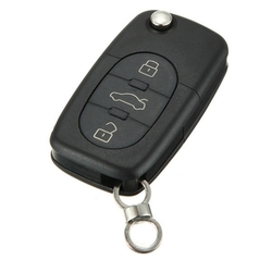 VW Audi Flip Key 4 Button L,U,P,T