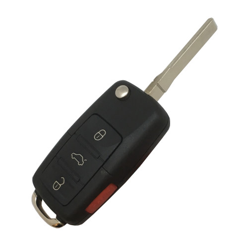 Volkswagen Flip Key Remote 4 Button L,U,T,P
