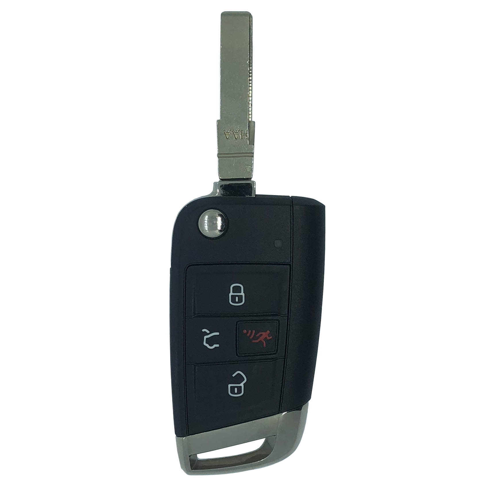 Volkswagen GOLF, MOQ / MQB, Flip Key Remote Four Button L,UL,H,P